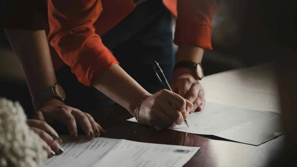 peopel reviewing Property Title Search